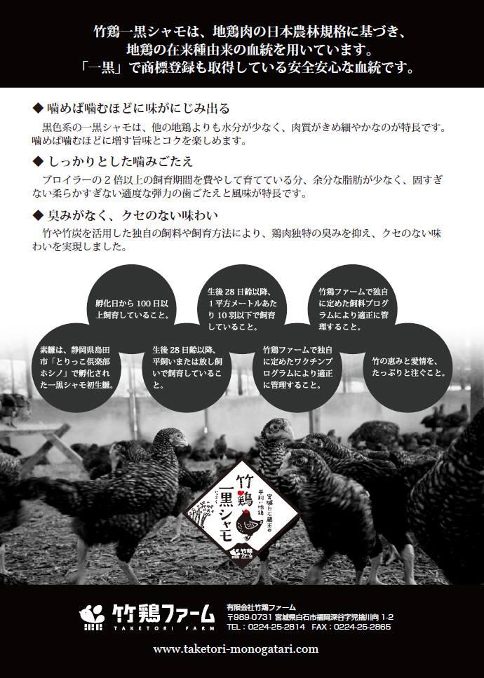軍鶏商品ブランド開発・ラベル・ロゴ（チラシ）