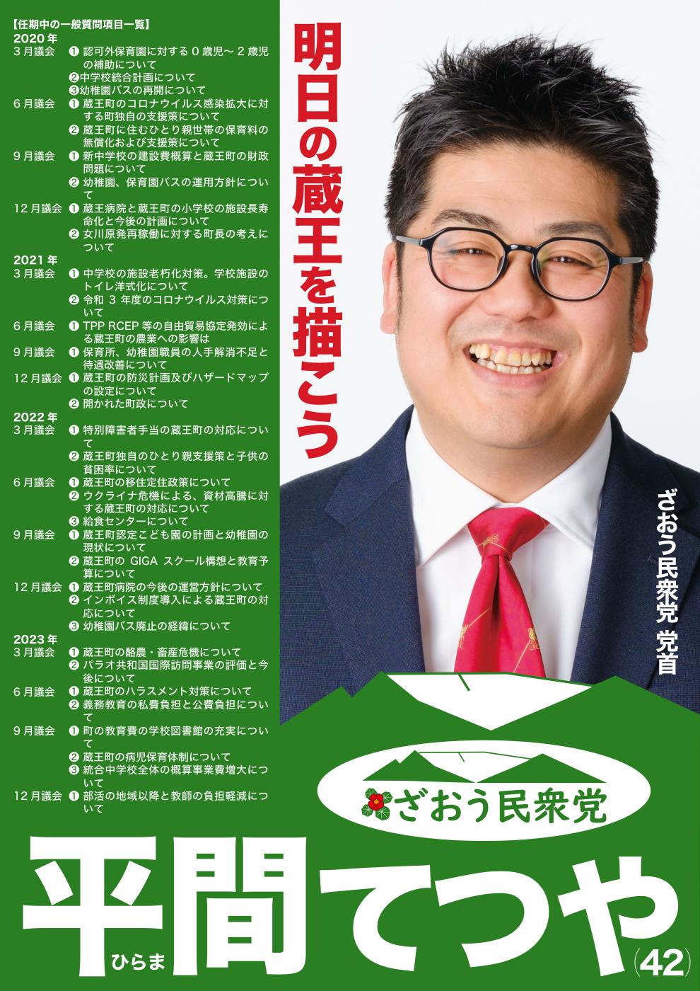 選挙ポスター・写真（チラシ）