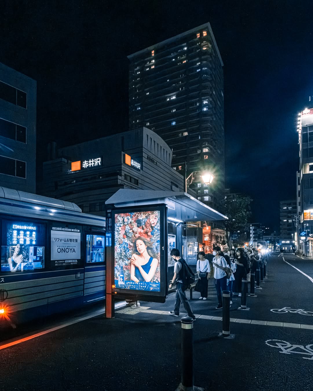 街の夜景（風景写真）
